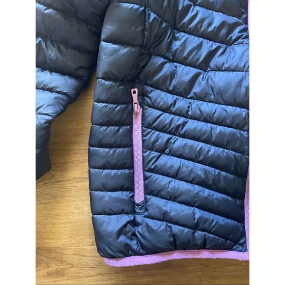 Rokka & Rolla Reversible Puffer Jacket Girl’s XL 14-16 Blue/Lavender Full Zip - Picture 3 of 16